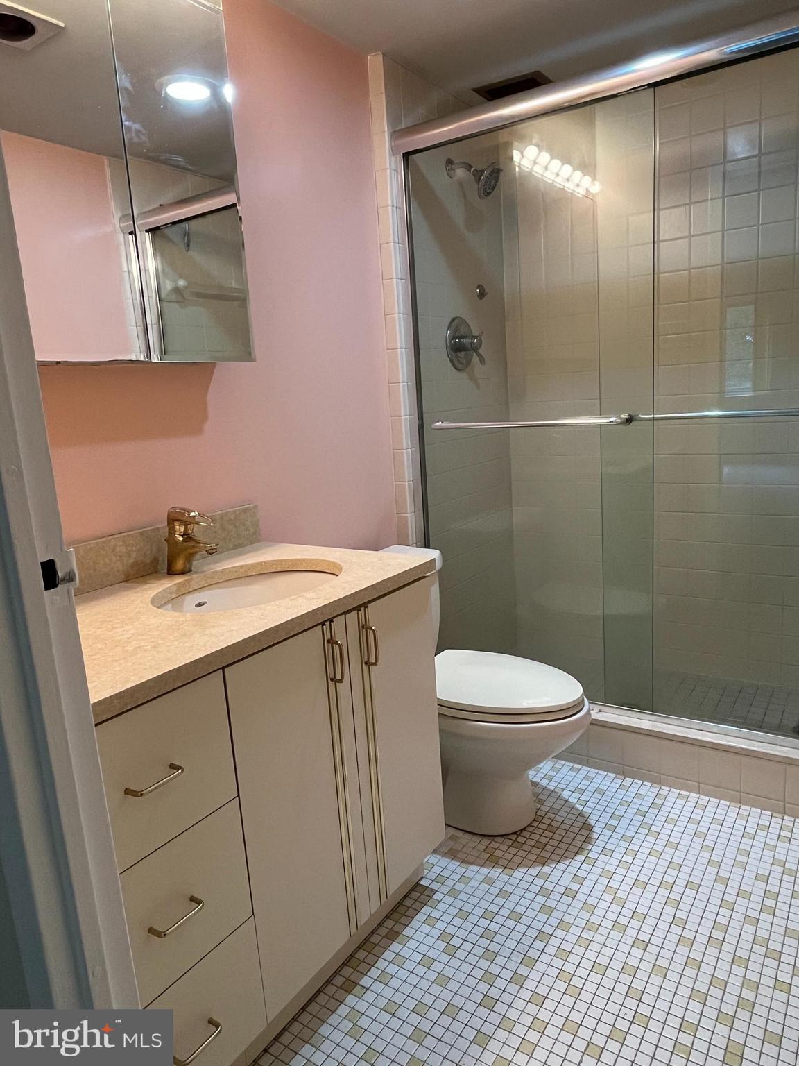 100 West Avenue, Unit 118S Jenkintown, PA 19046 - Photo 28 of 36 a bathroom with a sink a toilet and shower