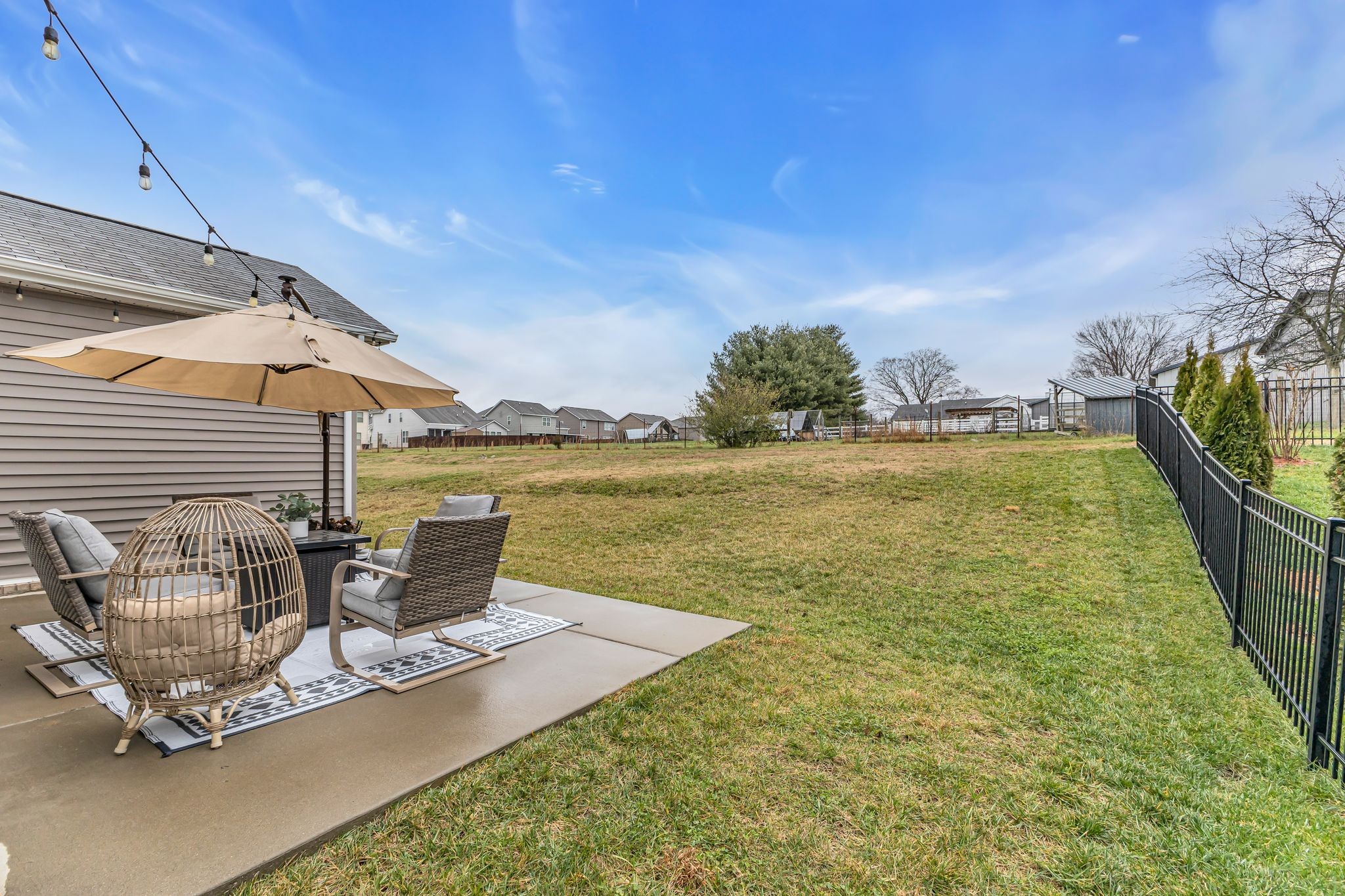 417 Irwin Way Spring Hill, TN 37174 - Photo 42 of 43 a view of a swimming pool with an outdoor seating