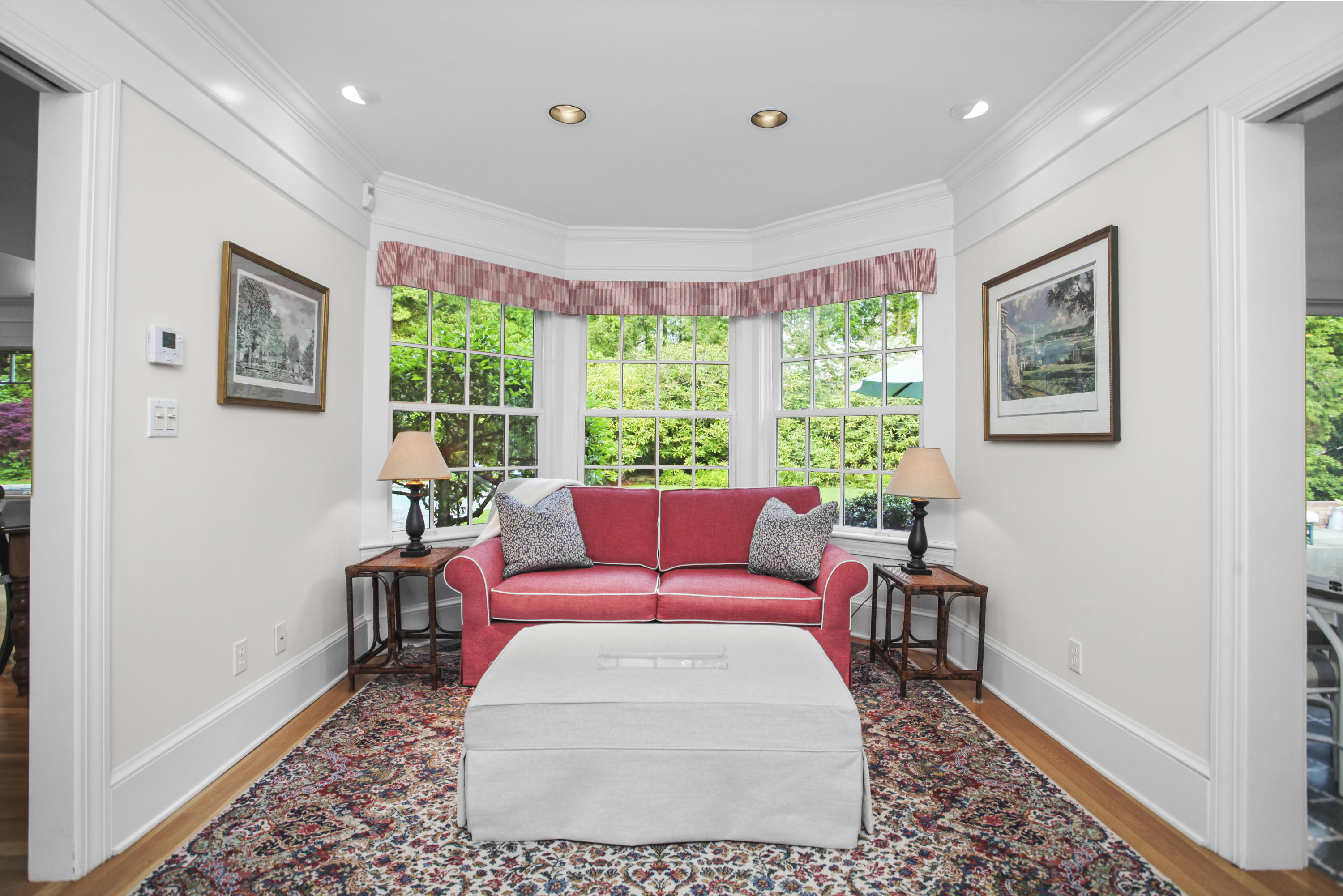 40 Birch Road Darien, CT 06820 - Photo 16 of 40 a living room with furniture and a large window