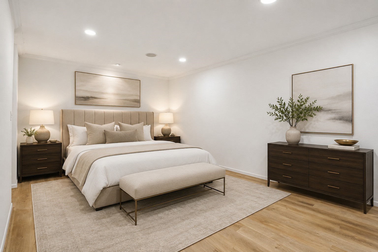 2829 Timmons Lane, Unit 211 Houston, TX 77027 - Photo 19 of 32 Virtual staged primary bedroom.