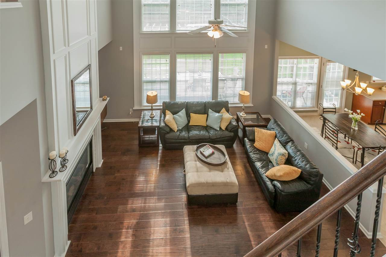 Another view of the majestic, open family room. Family Room