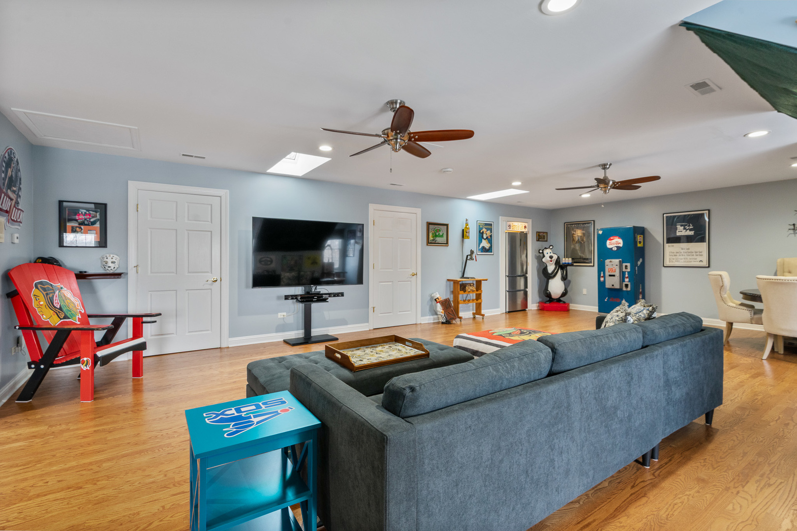 19427 Hunter Trail Mokena, IL 60448 - Photo 55 of 72 a living room with furniture and a flat screen tv