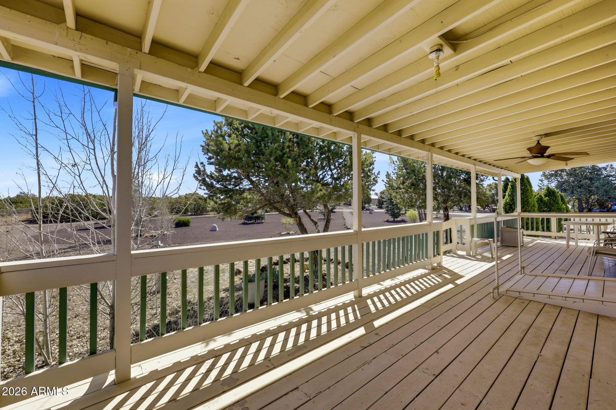 5 County Road Concho, AZ 85924 - Photo 3 of 35 a view of balcony with wooden floor