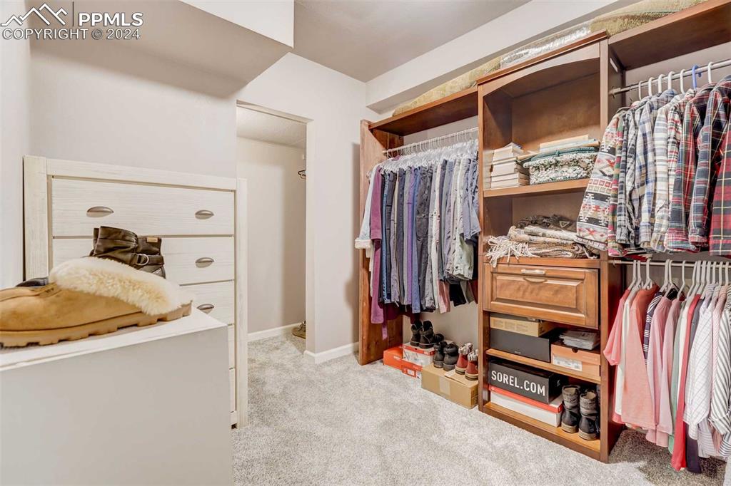 1699 Spring Valley Drive Divide, CO 80814 - Photo 29 of 44 a view of walk in closet with clothes and shoes