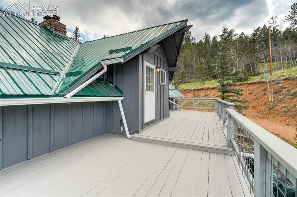 1699 Spring Valley Drive Divide, CO 80814 - Photo 40 of 44 a view of outdoor space and deck in the backyard