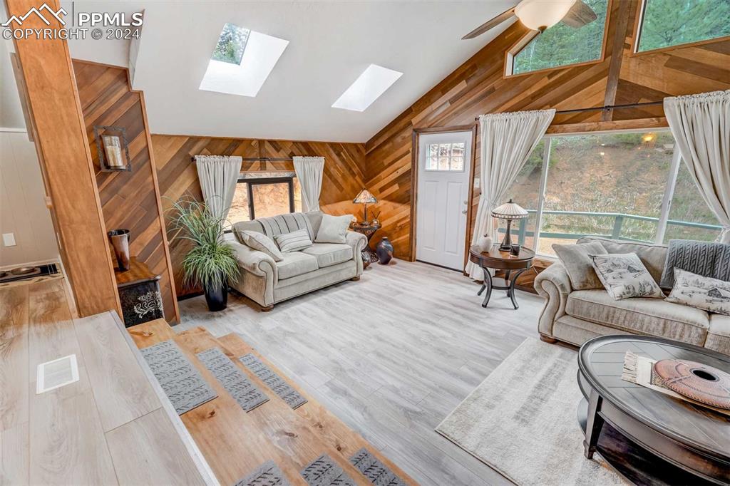 1699 Spring Valley Drive Divide, CO 80814 - Photo 7 of 44 a living room with furniture and a couch