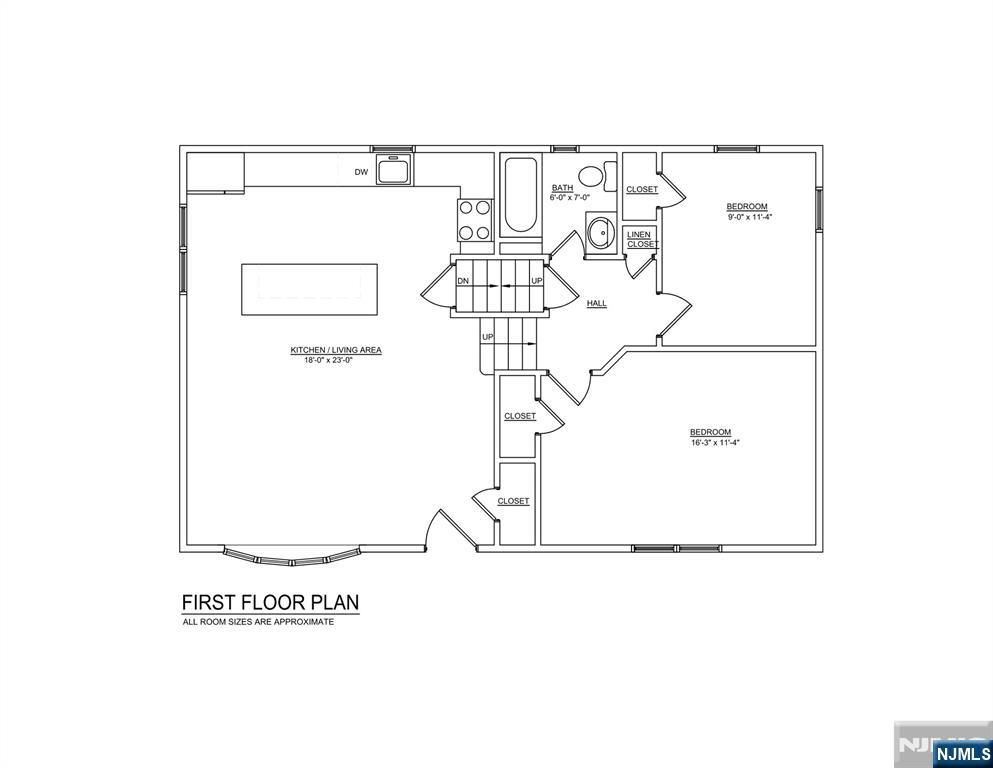 78 Poplar Avenue Little Ferry, NJ 07643 - Photo 22 of 23 a picture of a room with a white wall and a clock
