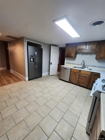 a room with furniture