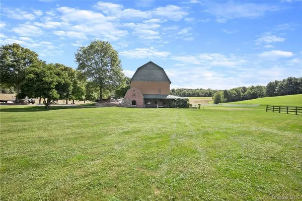 a view of a green field
