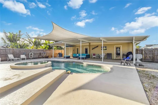 a house view with a outdoor space