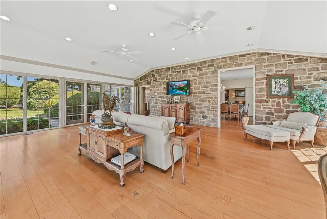 1194 Street Road Buckingham, PA 18938 - Photo 16 of 56 a living room with furniture and large windows