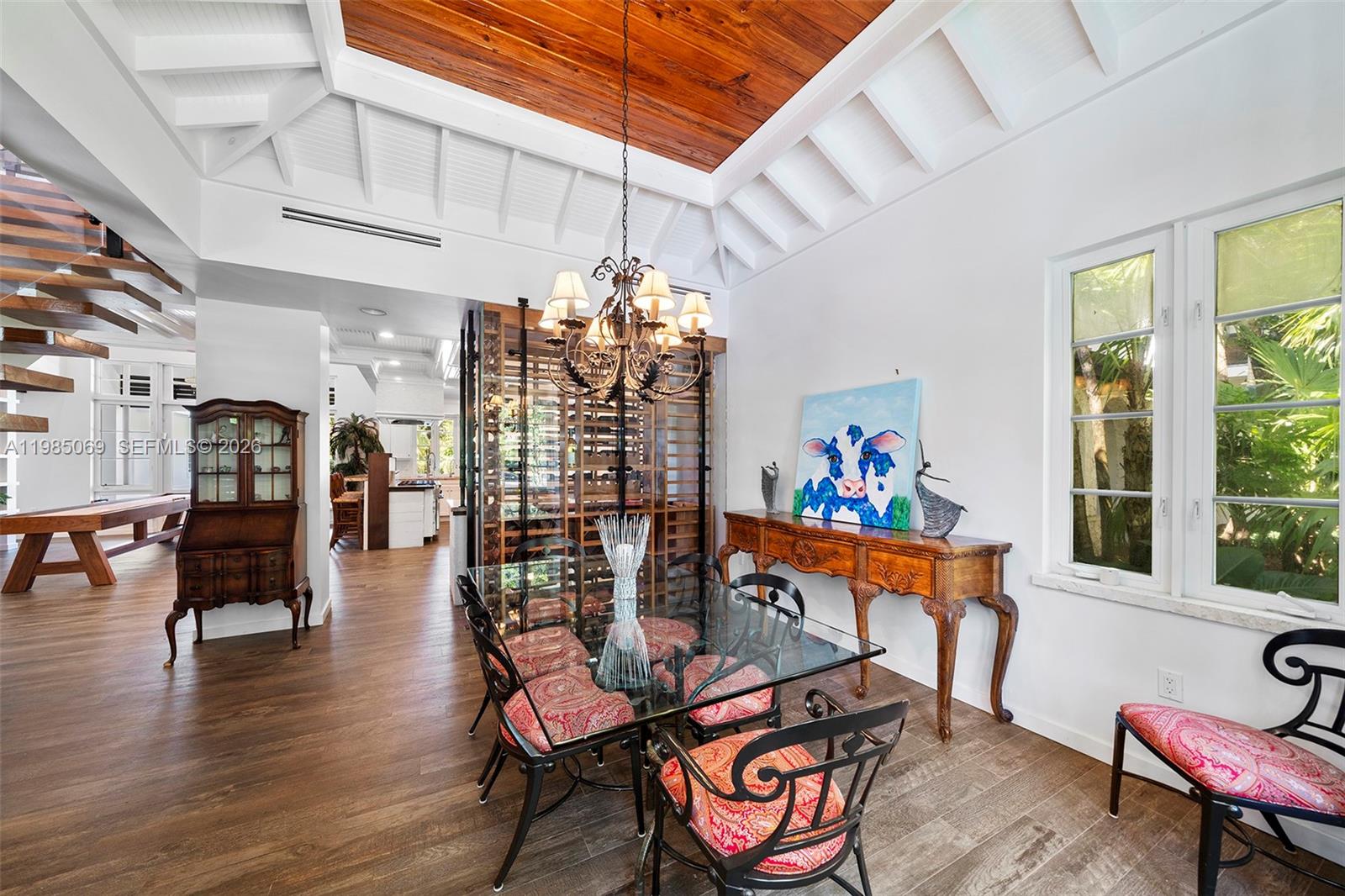 6700 Southwest 132nd Street Pinecrest, FL 33156 - Photo 15 of 99 a view of a dining room with furniture window and outside view