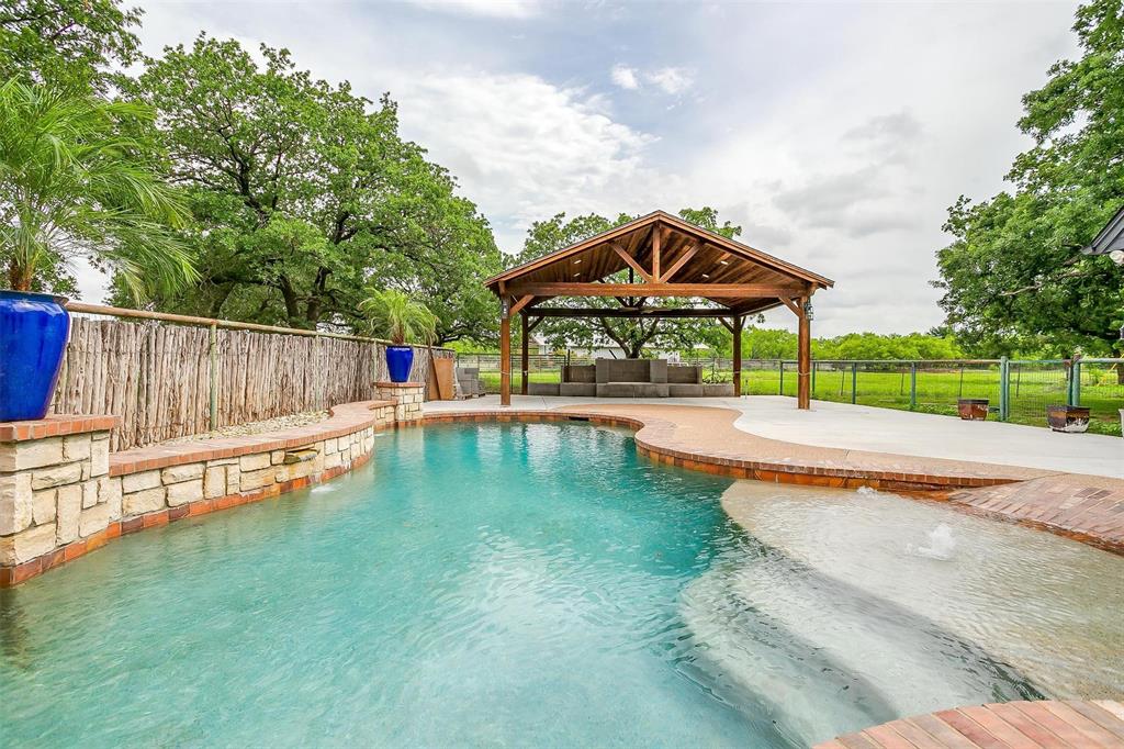 4962 Farm To Market 113 Millsap, TX 76066 - Photo 9 of 36 a view of a swimming pool with a patio