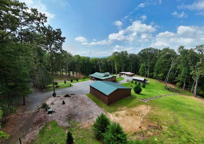 245 Panther Hill Road Murphy, NC 28906 - Photo 11 of 57 a garden view with a seating space