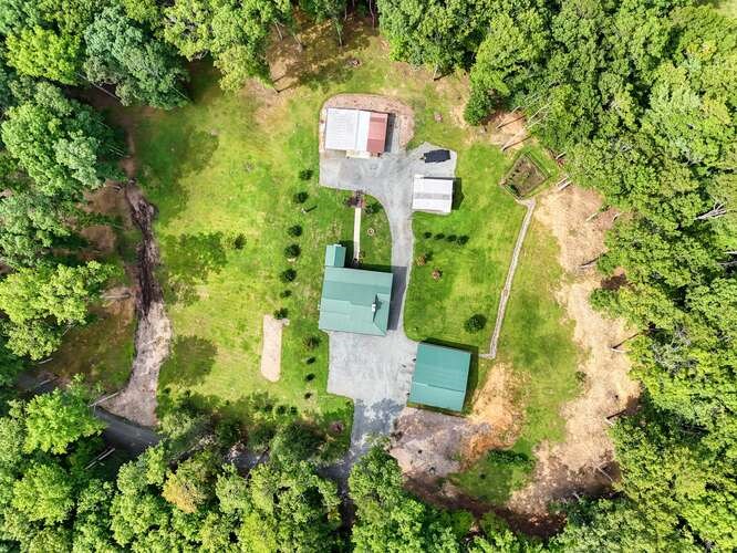 245 Panther Hill Road Murphy, NC 28906 - Photo 52 of 57 an aerial view of a house with a yard