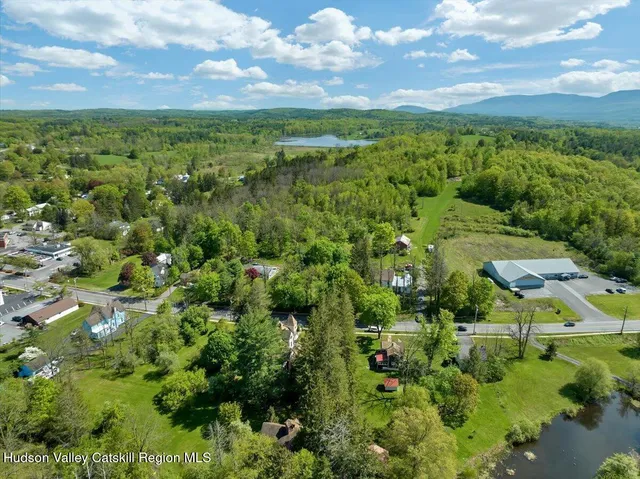 front view of a house with a small yard