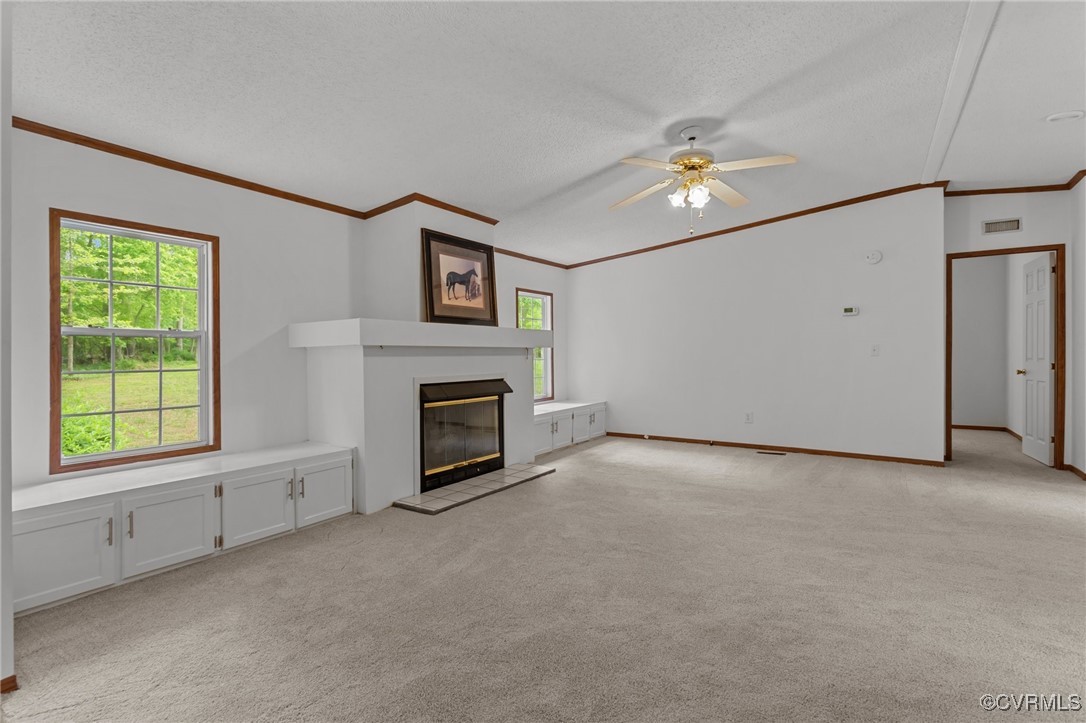 55 Redd Shop Road Farmville, VA 23901 - Photo 11 of 37 a view of livingroom with furniture fireplace and window