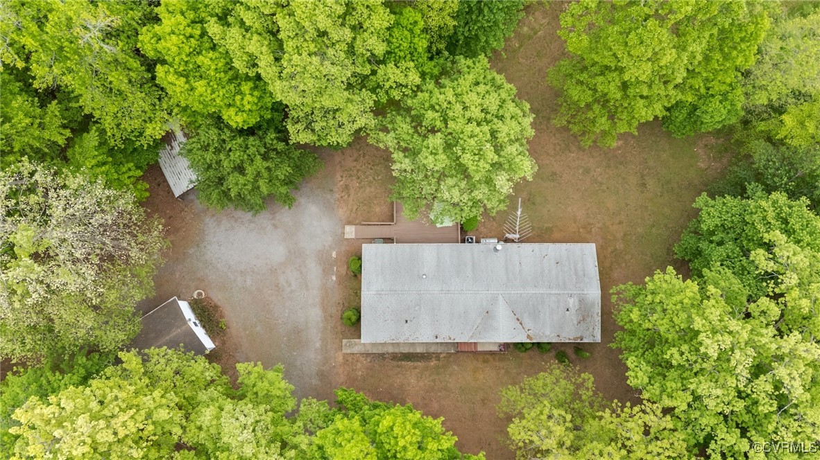55 Redd Shop Road Farmville, VA 23901 - Photo 35 of 37 an aerial view of a house with pool outdoor seating and yard