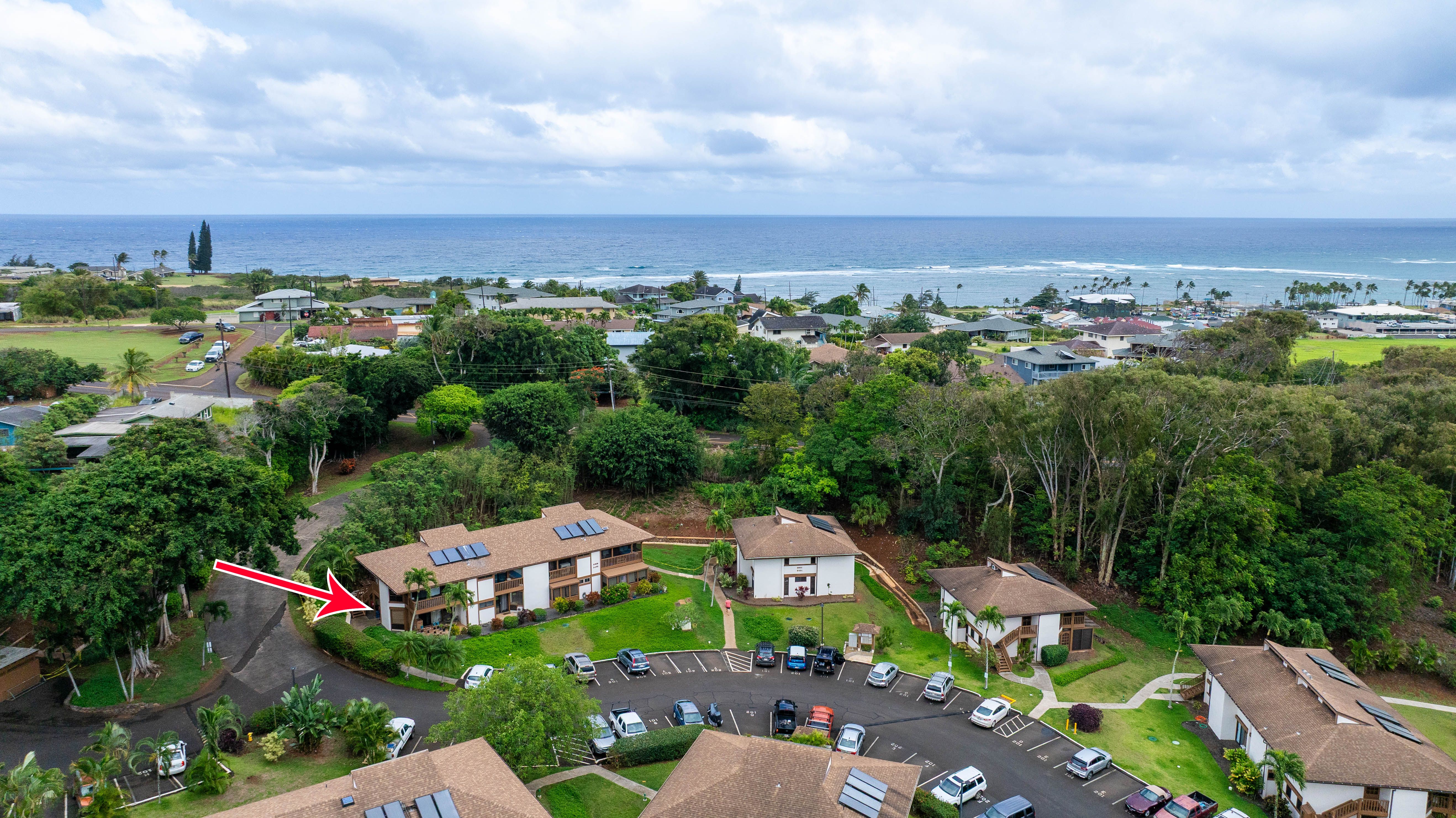 4701 Kawaihau Road, Unit A101 Kapaa, HI 96746 - Photo 5 of 25 an aerial view of a house with lots of trees