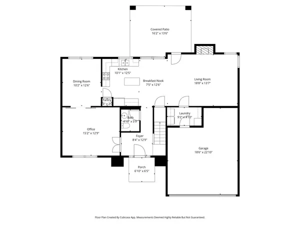 a picture of a floor plan