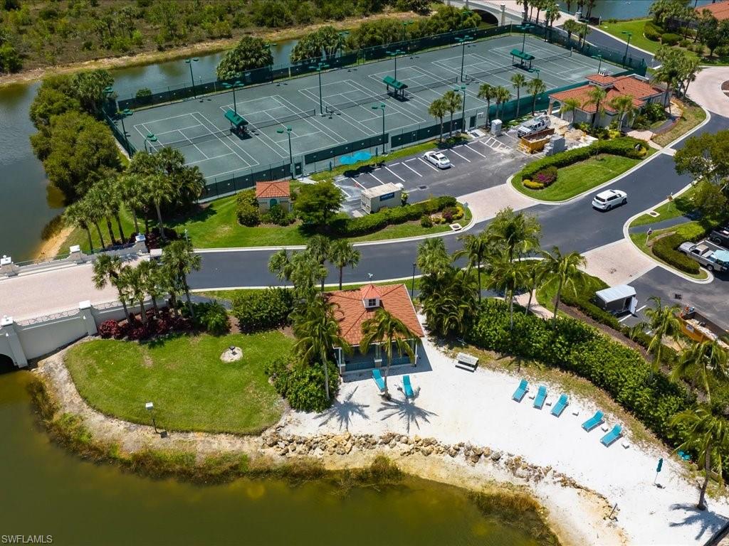 10910 Oak Island Road, Unit 103 Estero, FL 34135 - Photo 23 of 24 an aerial view of a house with a swimming pool