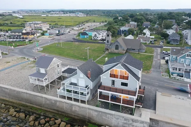 a view of a city from a balcony