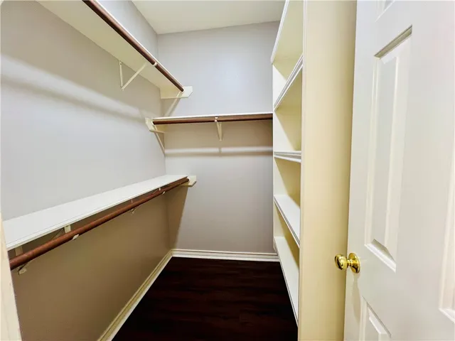 a view of walk in closet