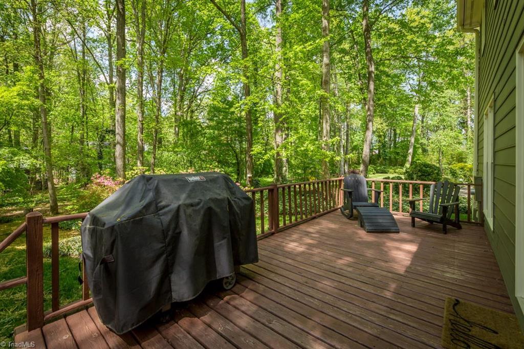 4240 Wayne Road Greensboro, NC 27407 - Photo 35 of 49 Large Deck Area