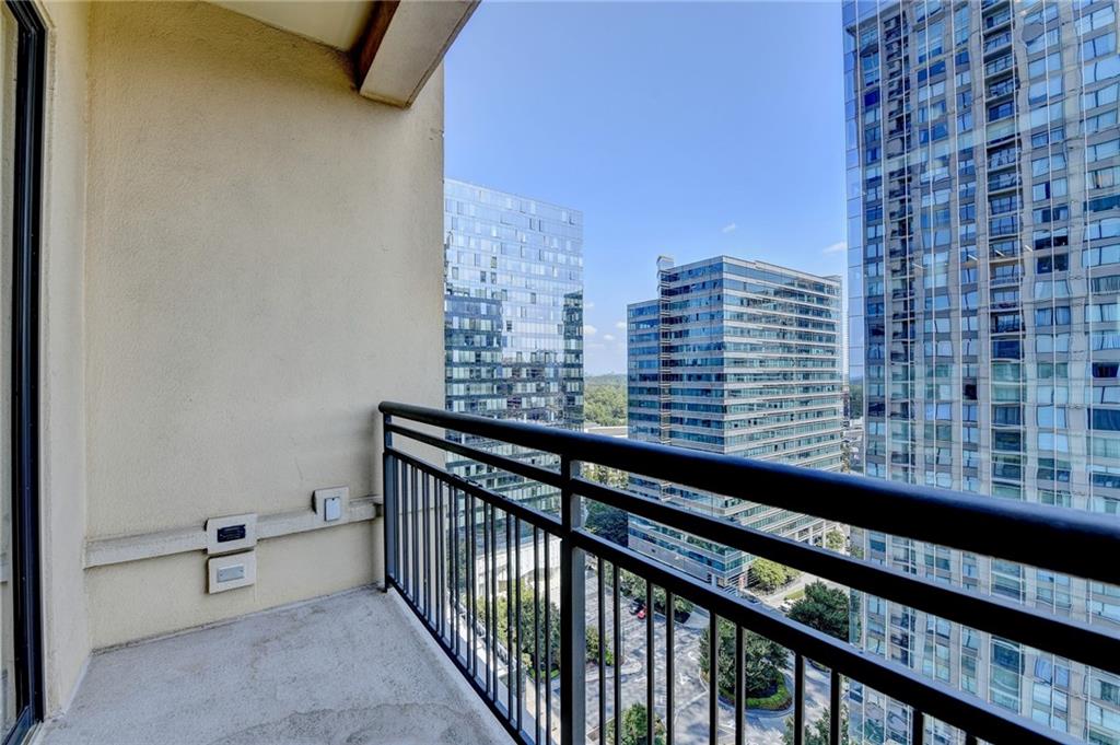 3445 Stratford Road Northeast, Unit 2106 Atlanta, GA 30326 - Photo 22 of 44 a view of balcony with city view