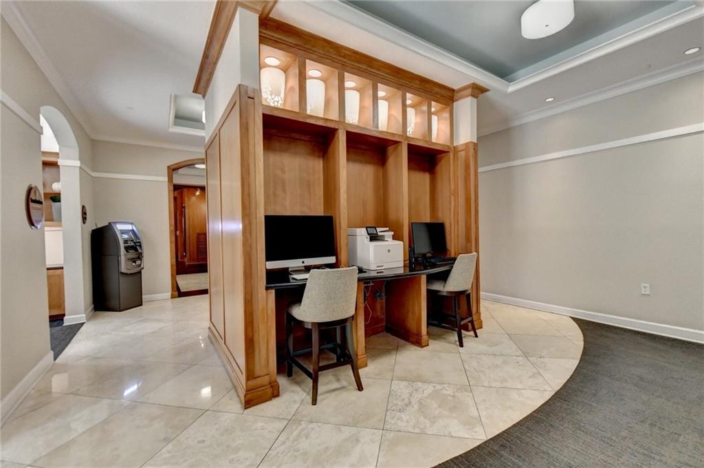 3445 Stratford Road Northeast, Unit 2106 Atlanta, GA 30326 - Photo 33 of 44 a workspace with furniture