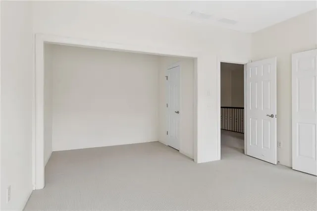 a view of an empty room