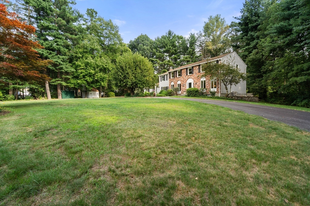 1 Pueblo Road Medfield, MA 02052 - Photo 3 of 36 a view of a big yard with plants and large trees