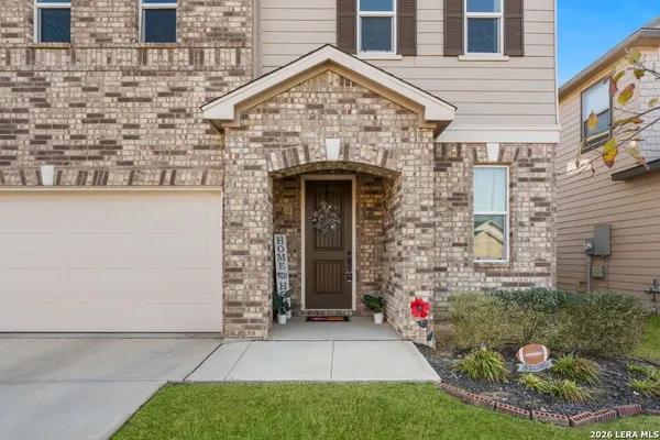 view front of house with an outdoor space