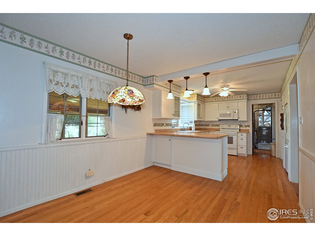 kitchen - dining room wood floors