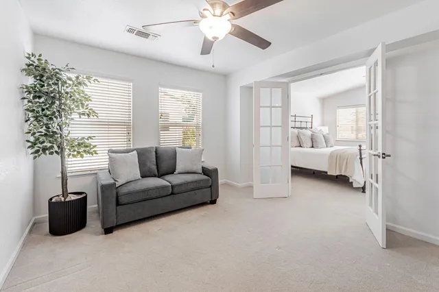 a view of a walk in closet