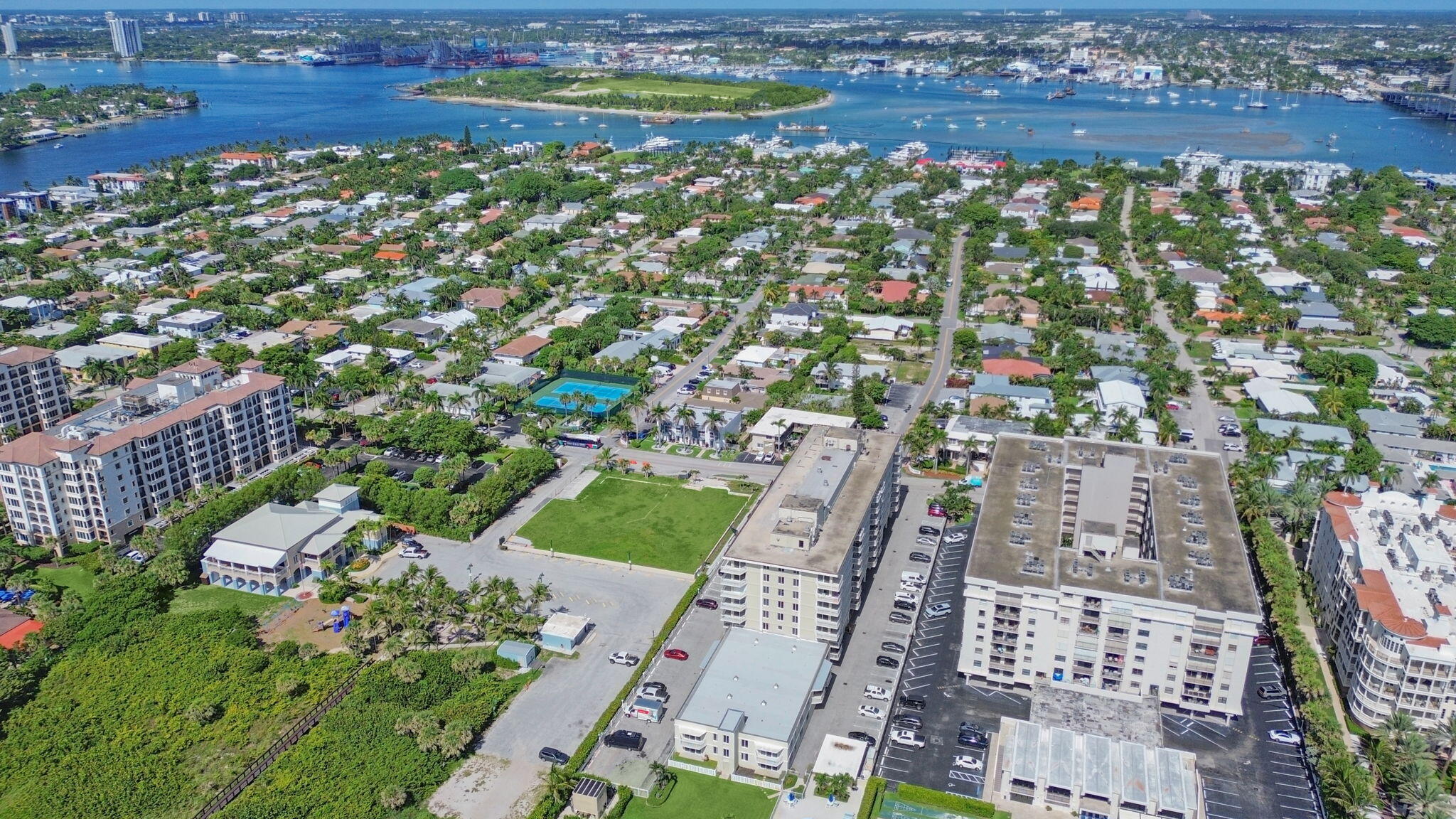 125 South Ocean Avenue, Unit 303 Palm Beach Shores, FL 33404 - Photo 18 of 20 a view of a city with tall buildings