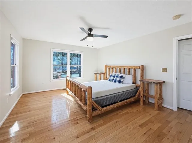 a close view of closet