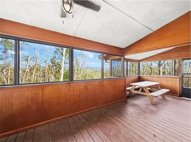 a view of a street view from a balcony