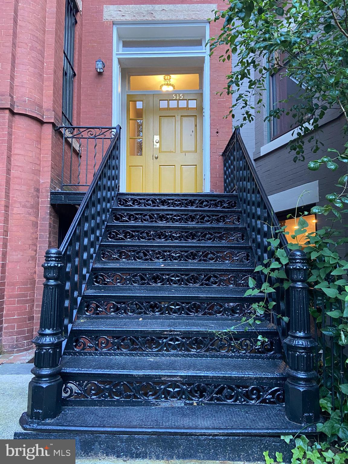515 Constitution Avenue Northeast Washington, DC 20002 - Photo 2 of 13 Beautiful iron steps to main entrance for upper 3
