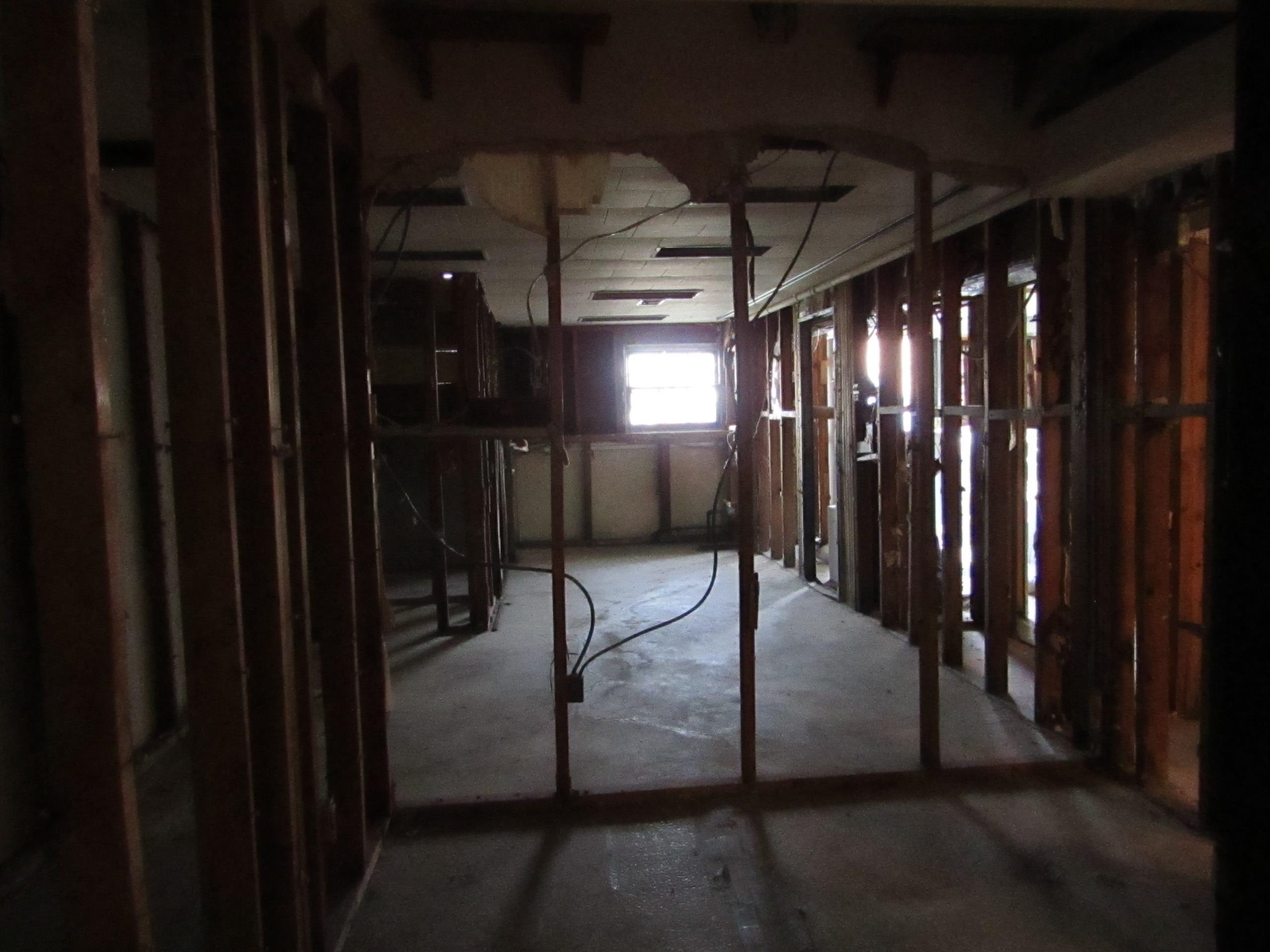31 Exeter Road Jersey City, NJ 07305 - Photo 29 of 39 a view of a hallway with a glass door shower