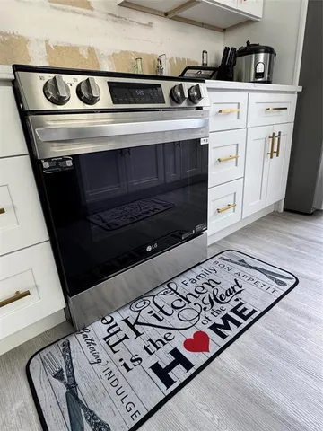 a close view of stove top oven