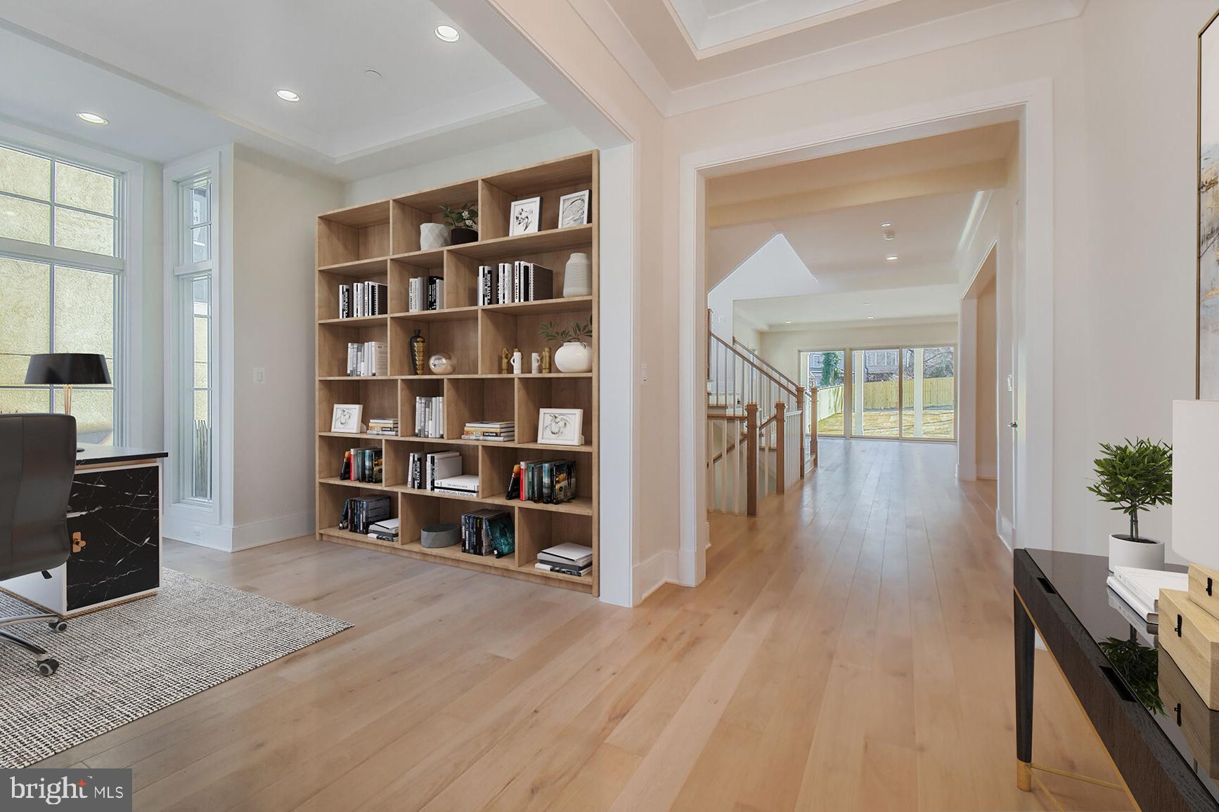 7819 Exeter Road Bethesda, MD 20814 - Photo 3 of 44 a view of a livingroom with furniture and staircase