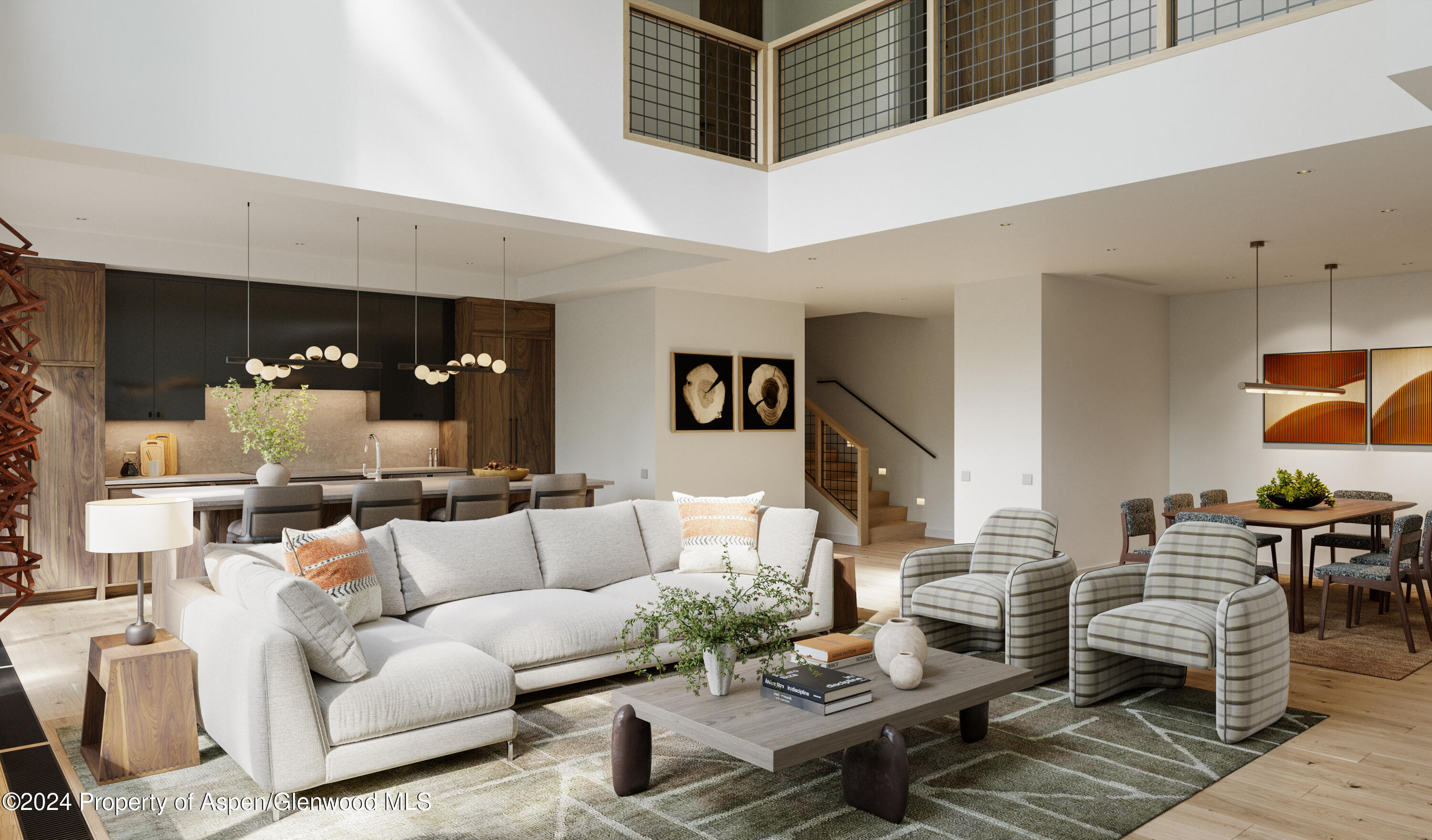 221 Wood Road, Unit 109 Snowmass Village, CO 81615 - Photo 6 of 12 a living room with furniture and wooden floor