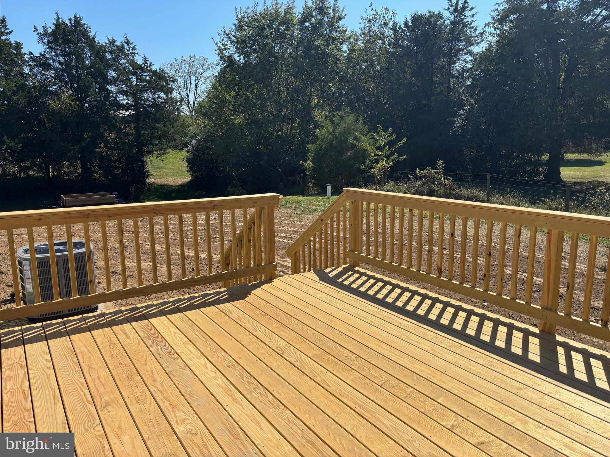 19265 Nelda Lane Culpeper, VA 22701 - Photo 17 of 18 Rear deck w/ stairs to grade