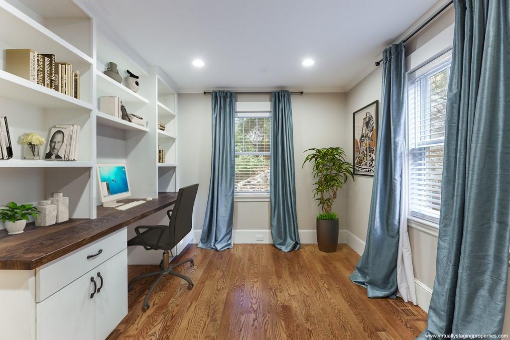 28 Fells Road Winchester, MA 01890 - Photo 18 of 42 a view of hallway with furniture and a potted plant