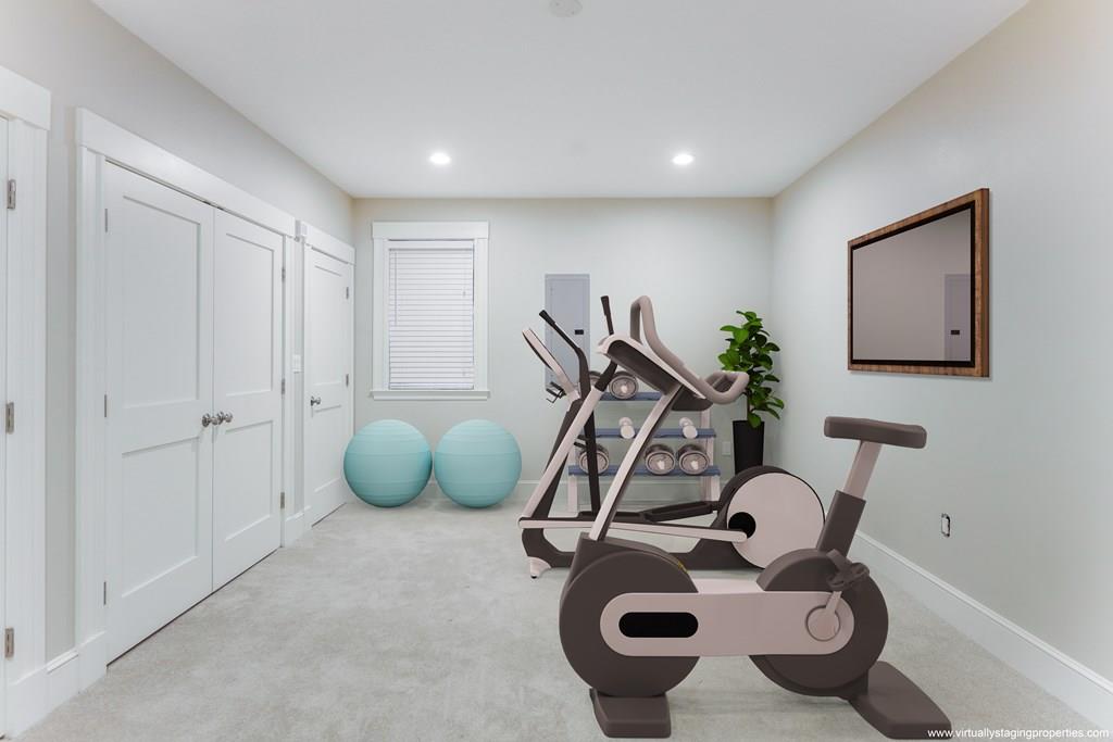 28 Fells Road Winchester, MA 01890 - Photo 35 of 42 a room with furniture and gym equipment