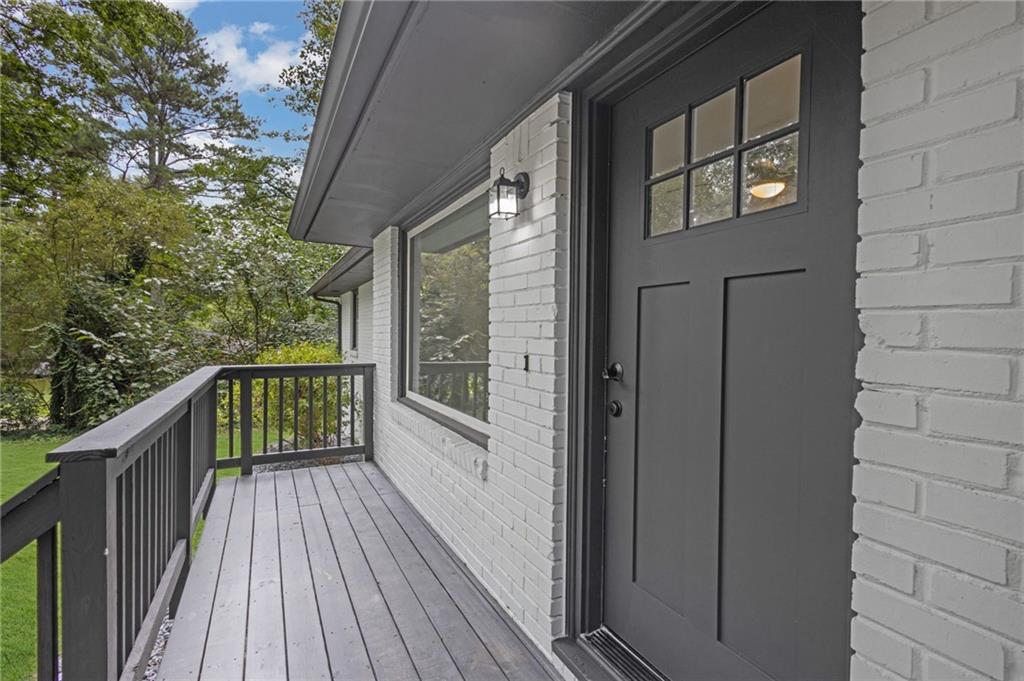 3531 Tulip Drive Decatur, GA 30032 - Photo 5 of 48 a view of a balcony with wooden floor