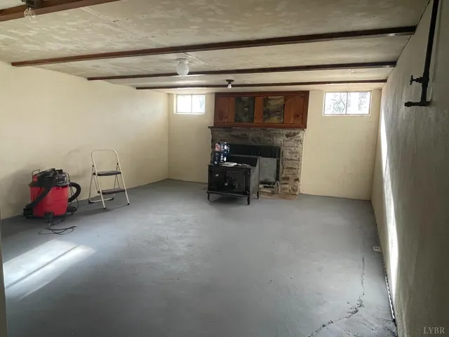 a room with gym equipment