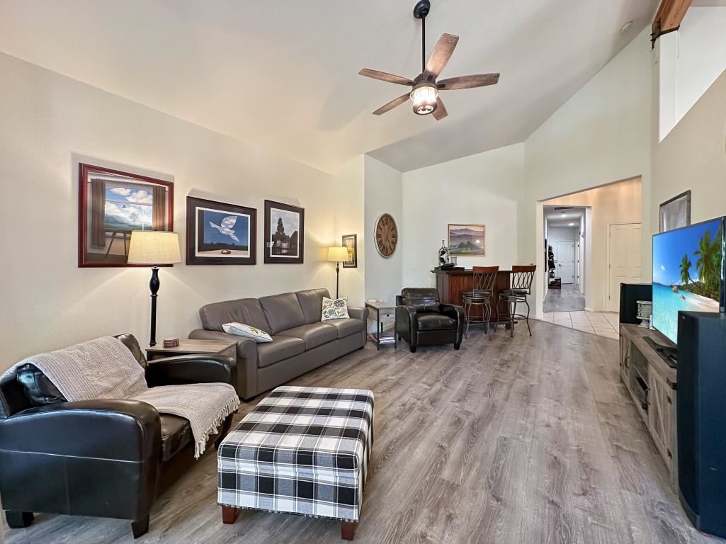 27 One Horse Way Clio, CA 96106 - Photo 14 of 38 a living room with furniture and a wooden floor