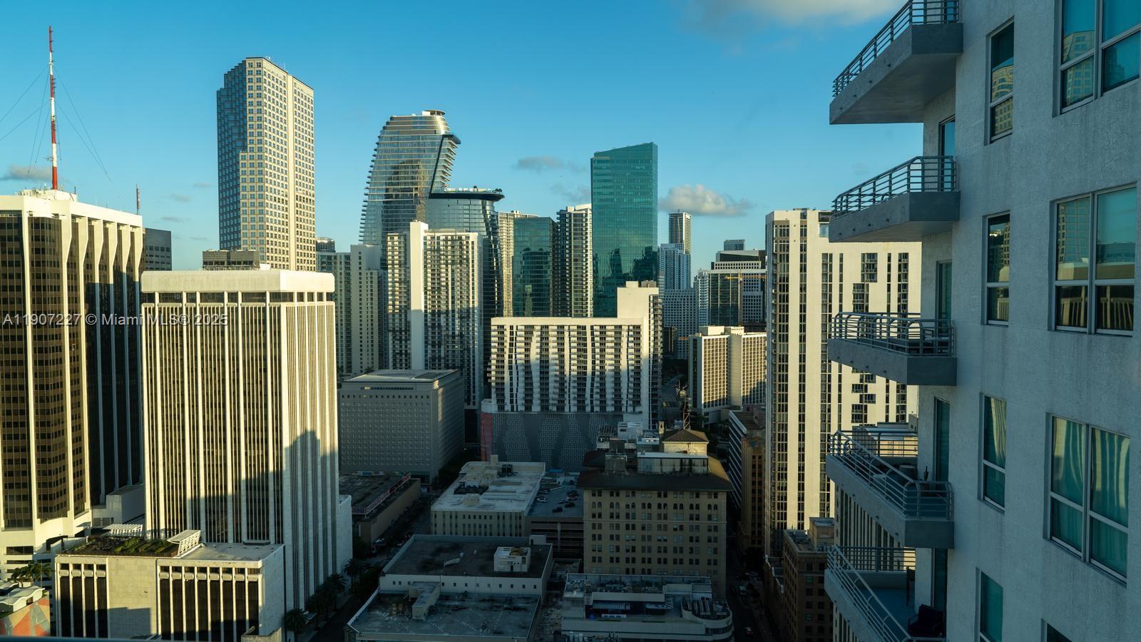 133 Northeast 2nd Avenue, Unit 3308 Miami, FL 33132 - Photo 14 of 14 a view of a balcony with furniture